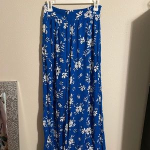 Francesa floral wide leg pants